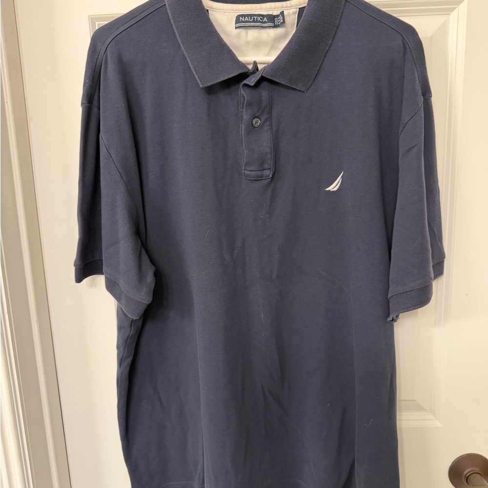 Nautica Men's Dark Blue Polo Shirt
